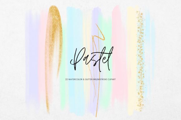 Pastel Watercolour Brush Stroke